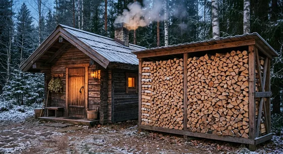 Укладка дров в Пролетарском, улица Берёзовая, 26